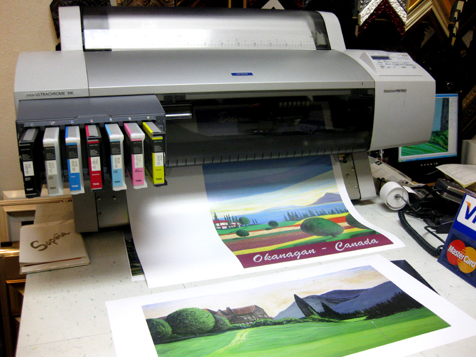 GICL E PRINTING Caulfeild Gallery   Giclee Printer 