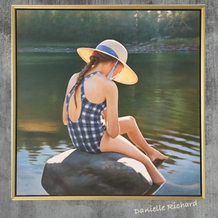 Original oil Painting on canvas by Danielle Richard size 39×39